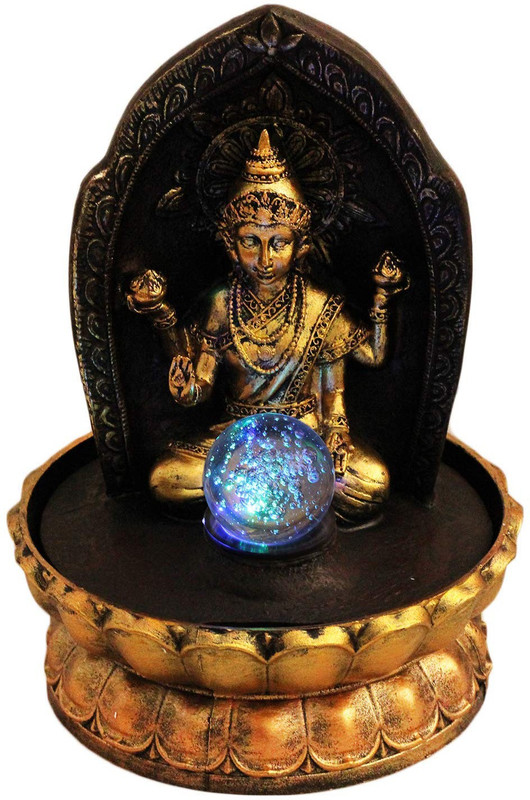 Continental Beautiful Lord Laxmi Ji Water Fountain Show Piece For