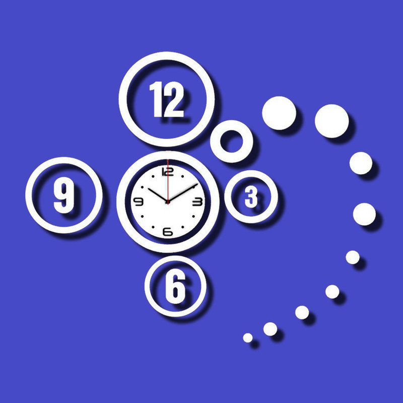 e india fashion Analog 27 cm X 35 cm Wall Clock(White, Without Glass)