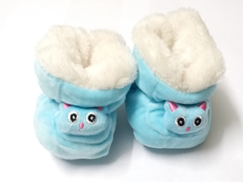 stockhawkers kitty fur booties003 Booties(Toe to Heel Length - 10 cm, Blue)