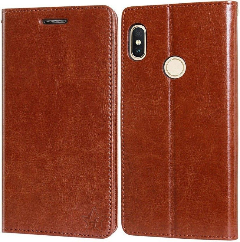 balaji communication traders Flip Cover for Apple iPhone 8 Plus(Brown)