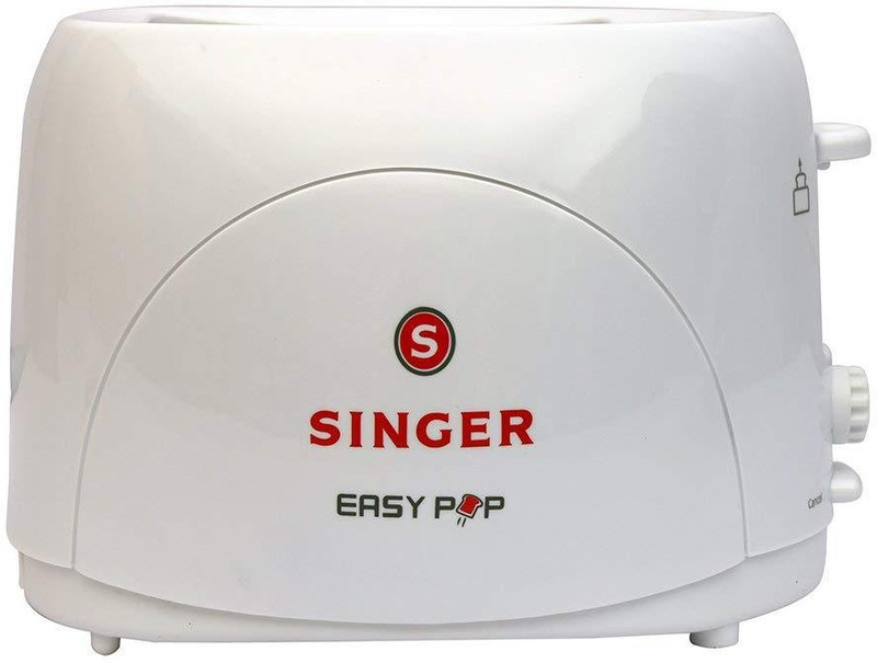 SINGER E 700 W Pop Up Toaster(White)
