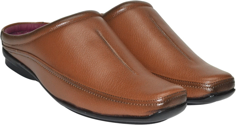 Human Steps Slip On For Men(Tan, Brown)
