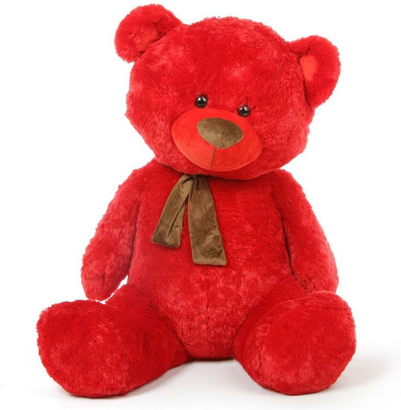 teddy toy 3 Feet Stuffed Spongy Cute & Soft Teddy Bear For Birthday Party Teddy bear for Love  - 91 cm(Red)