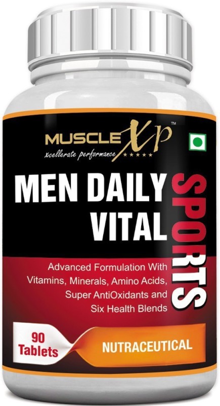 MuscleXP Multi Men Daily Sports with 47 ents (6  Blends & Amino s)(90 No)