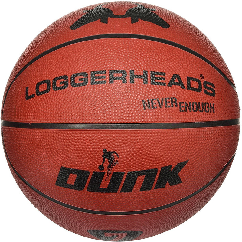 loggerheads Dunk Basketball - Size: 7(Pack of 1, Red)