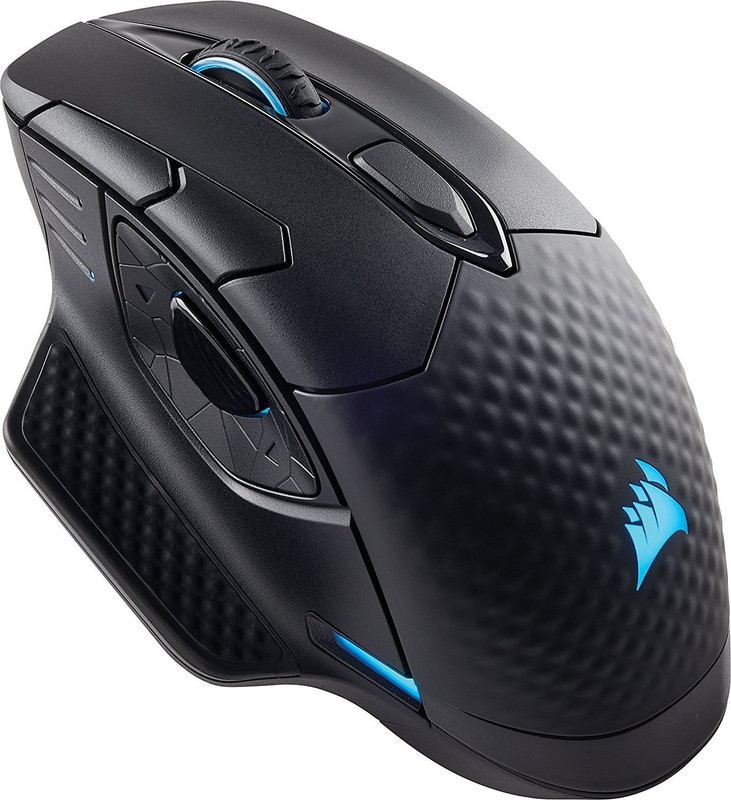 Corsair Dark Core RGB SE Backlit RGB LED Wireless Optical Gaming Mouse(Bluetooth, Black)