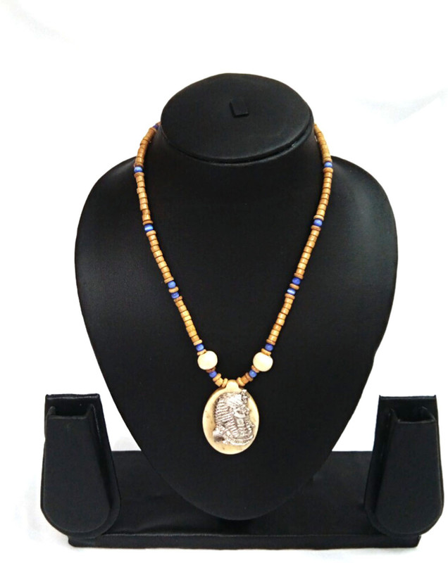 Lavs antique unisex handmade dark brown necklace Bone Necklace