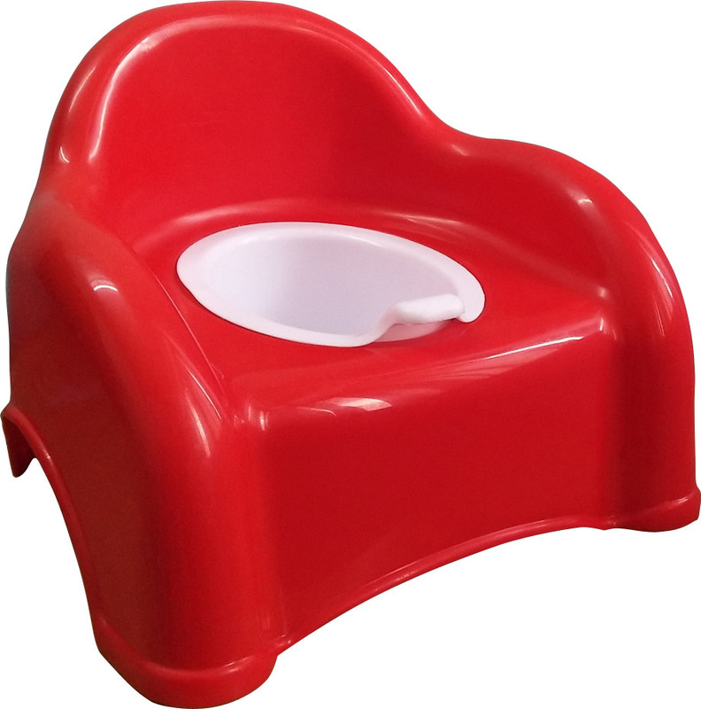 ATXP Baby Plastic Potty Chair  (Red) Potty Box(Red)