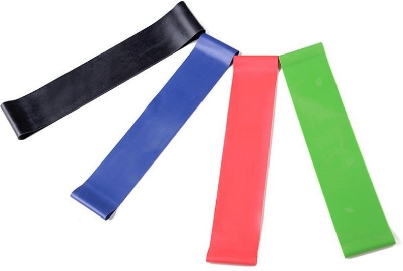 LALA LIFE Fitness Equipment Strength Training Resistance Bands Yoga Loops Sport Exercise Resistance Tube(Red, Black, Blue, Green)