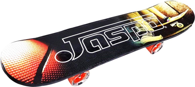 Jaspo 27"x 7" Wooden Skateboard 9 inch x 9 inch Skateboard(Multicolor, Pack of 1)