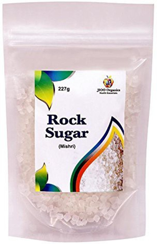 Jioo Organics Rock Crystal Sugar,Mishri crystals, Mishri dana_Pack Of 227 Grams Sugar(227 g) Jioo Organics Rock Crystal Sugar,Mishri crystals, Mishri dana_Pack Of 227 Grams Sugar(227 g)