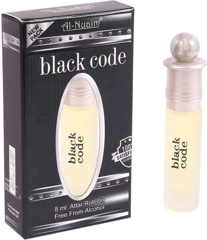 Al Nuaim Black Code Floral Long Lasting Floral Attar(Floral)