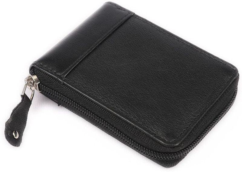 ox rodeo MEN'S 15 Card Holder(Set of 1, Black)