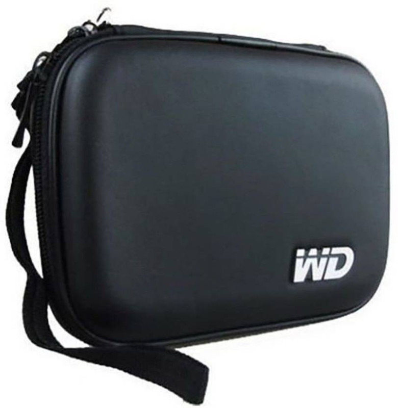 frndzmart WD 2.5 inch Inch Black Hard disk case for all Brand External Hard drive(Waterproof and Shock Proof)(For WD, Seagate, Lenovo, Kingston, Samsung, toshiba, Black)