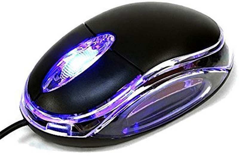 glink GLM69 Wired Optical Mouse(USB 2.0, Black)