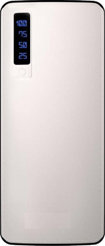 pomifi 15000 Power Bank (15K AJ Leather, Portable Battery Charger)(White, Lithium-ion)