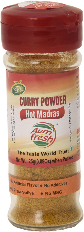 Aum Fresh Curry Powder Hot Madras - 100% Pure & Natural(25 g) Aum Fresh Curry Powder Hot Madras - 100% Pure & Natural(25 g)