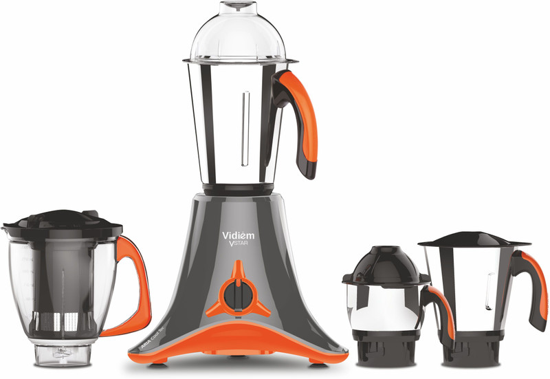 Vidiem vstar MG 541 A 750 Mixer Grinder(Orange, 4 Jars) Vidiem vstar MG 541 A 750 Mixer Grinder(Orange, 4 Jars)