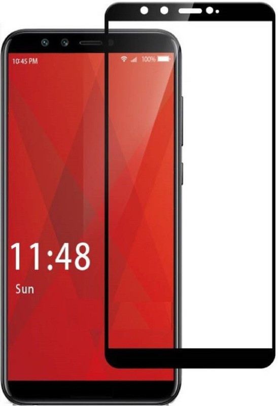 onlinecart Edge To Edge Tempered Glass for Lenovo k9 full glue tempered glass, Lenovo k9 full glue black(Pack of 1)