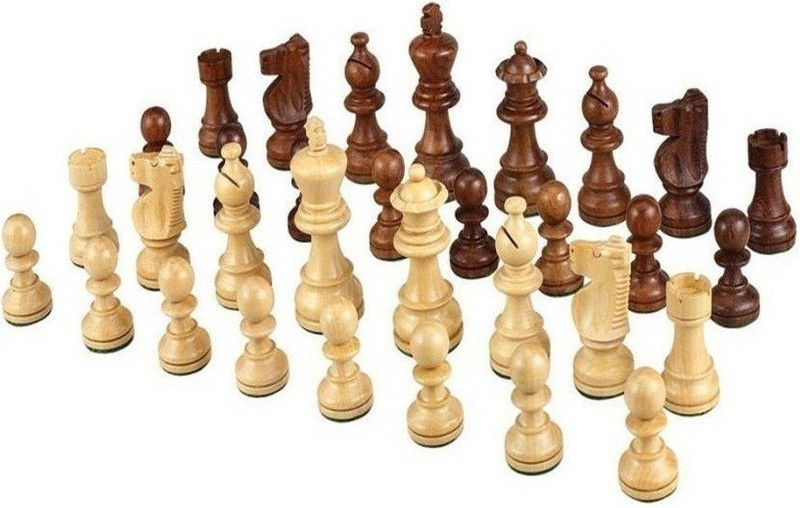 SPORTSHOLIC Medium Size 32 Pcs Wooden Chess Coins For All Chess Boards Board Game Accessories