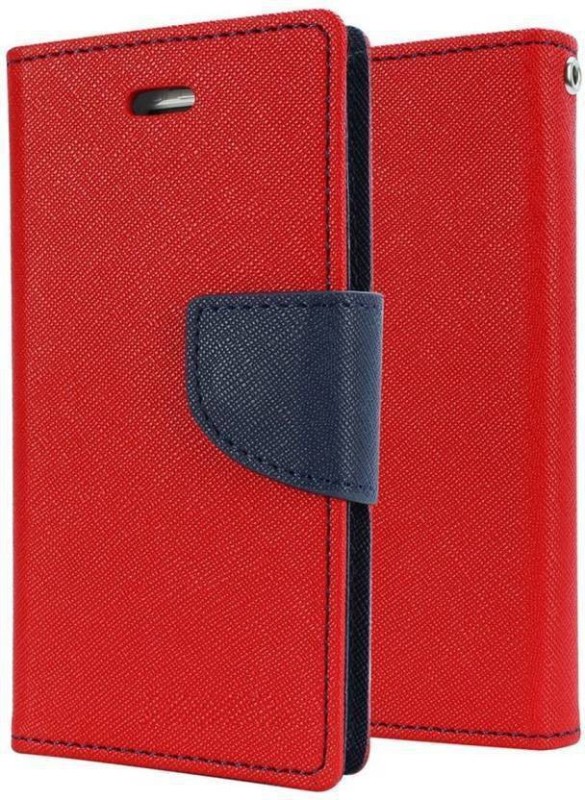BLiNDA Flip Cover for Mi Redmi Note 3(Red, Dual Protection)
