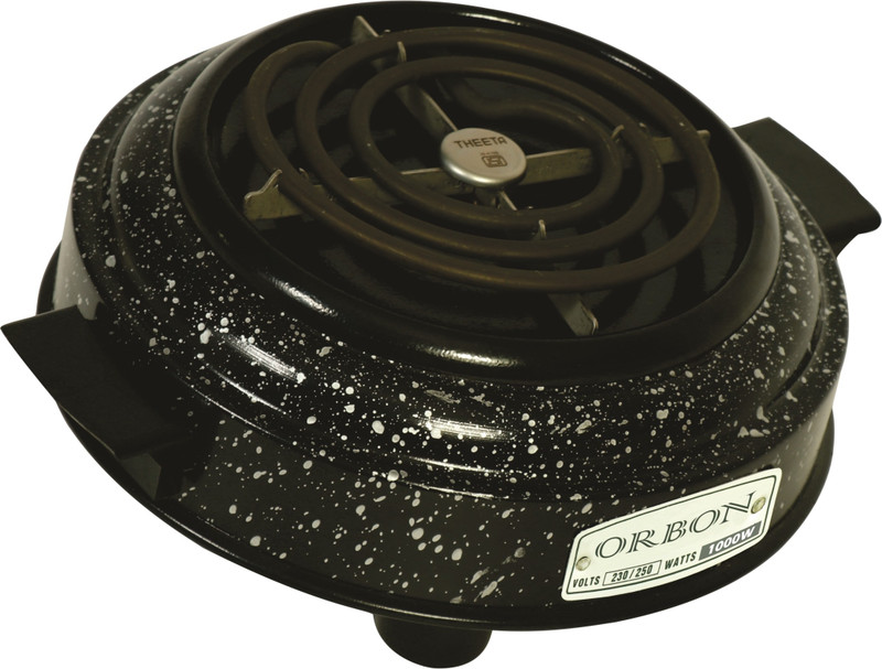 Orbon 1000 Watt Round Marble Vitreous Black G Coil Stove Hot Plate Induction Cooktop/Induction Cookers/Electric Cooking Heater/Induction Radient Cooktop Electric Cooking Heater(1 Burner)