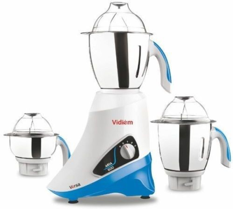 Vidiem MG 510 A Versa Pride 750w 750 W Mixer Grinder(Blue/White, 3 Jars) Vidiem MG 510 A Versa Pride 750w 750 W Mixer Grinder(Blue/White, 3 Jars)