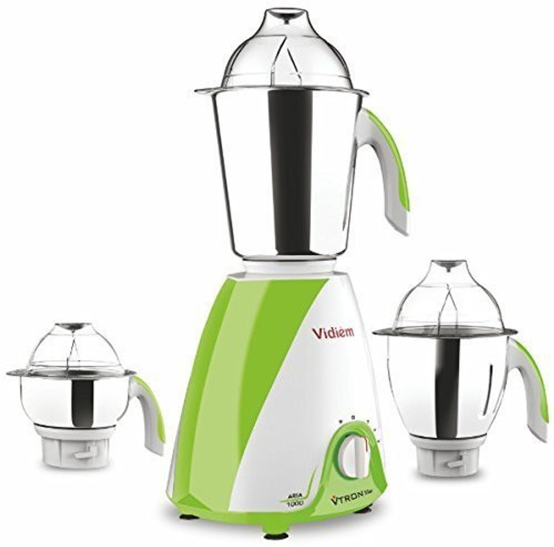 Vidiem VTron Vtron MG 503-A 1000 W Mixer Grinder(Green/White, 3 Jars) Vidiem VTron Vtron MG 503-A 1000 W Mixer Grinder(Green/White, 3 Jars)