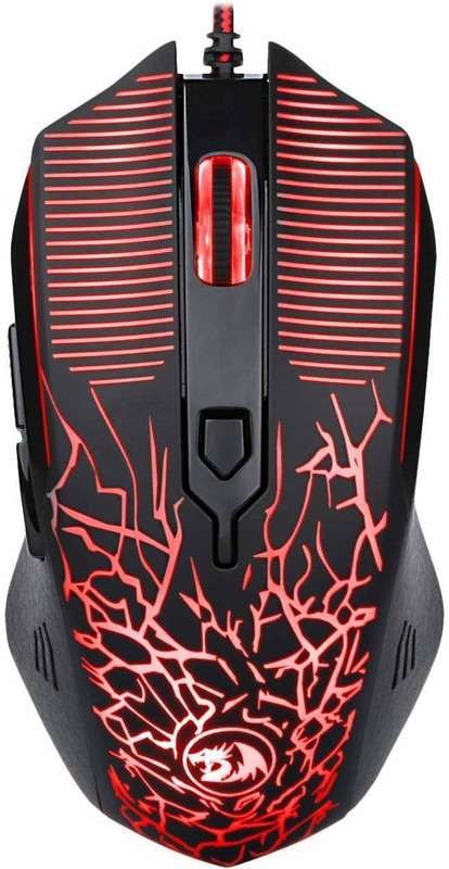 Redragon INQUISITOR BASIC M608 Wired Optical Gaming Mouse(USB 2.0, Black)