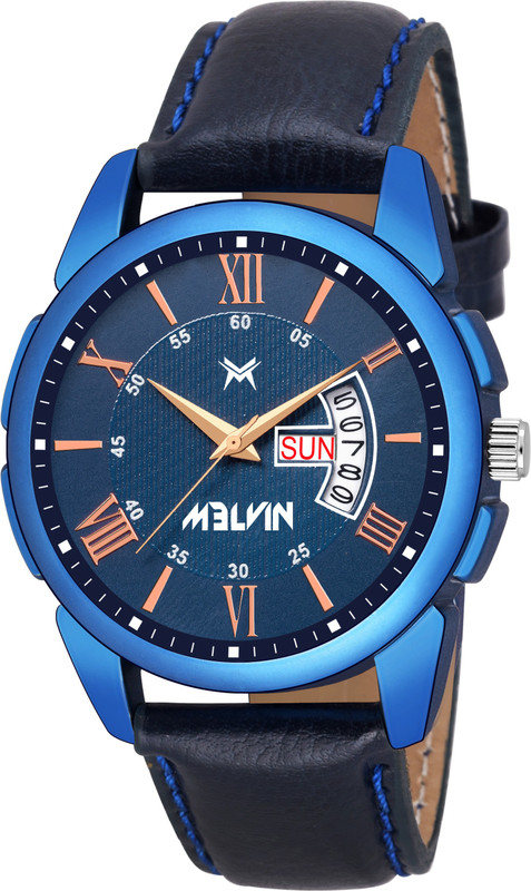 melvin MEN'S ML-GR-1013-BLU-BLU-DAY & DATE ANALOG WATCH CALENDAR Analog Watch  - For Men