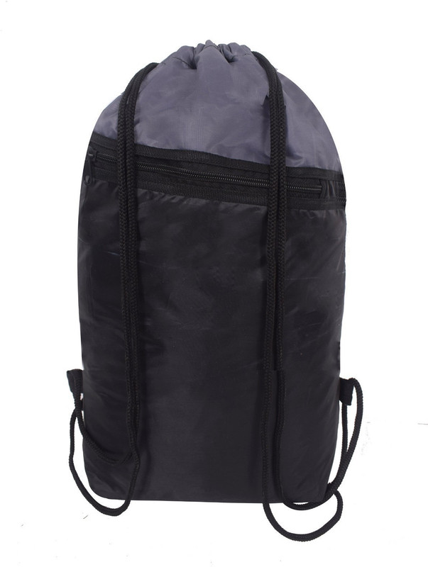 riderworld Grey/Black Drawstring Waterproof Backpack(Grey, 3 L)