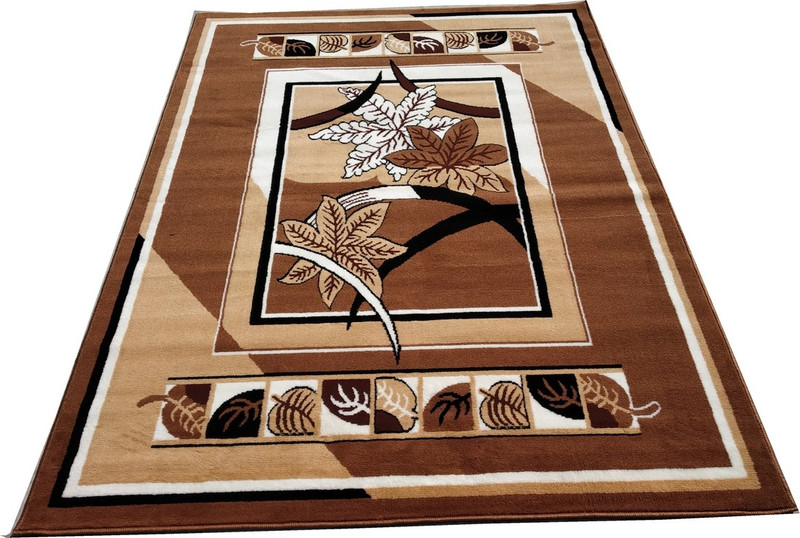 firoz and brothers Gold Acrylic Carpet(150 cm  X 200 cm)