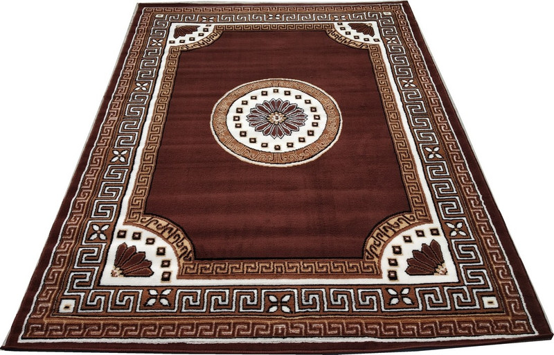 firoz and brothers Brown Acrylic Carpet(150 cm  X 200 cm)