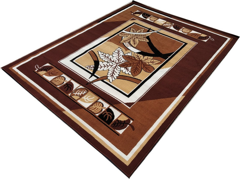 firoz and brothers Brown Acrylic Carpet(150 cm  X 200 cm)