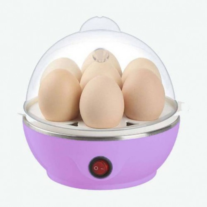 SCOTrade Electric Egg Boiler Poacher Purple21 Egg Cooker(Purple, 7 Eggs)