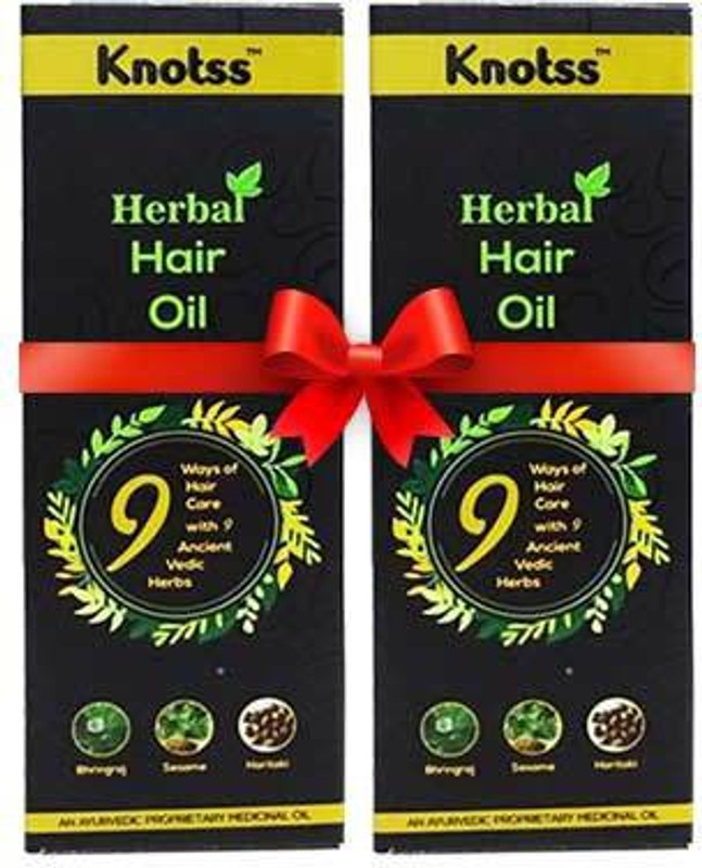 knotss A Complete Ayurvedic Herbal Hair Oil for Men and Women, Controls Hair Fall And Revive Hair Growth (Pack Of 2) Hair Oil(100 ml)