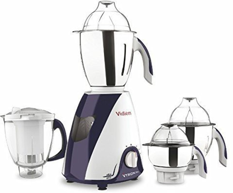 Vidiem VTron MG 501 A Vtron Pro 900w 900 W Juicer Mixer Grinder(White, 4 Jars) Vidiem VTron MG 501 A Vtron Pro 900w 900 W Juicer Mixer Grinder(White, 4 Jars)