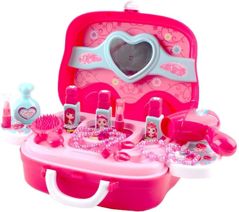rgb group So Fashion You Vanity Dressing Table Mini Carry Case Portable Role Play Set with Accessories (Beauty Case) Age 3+