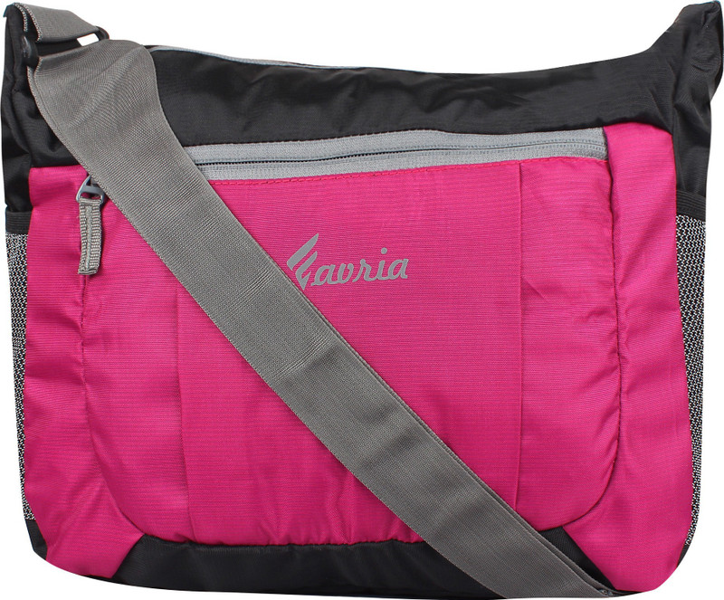 Favria Pink, Black Sling Bag
