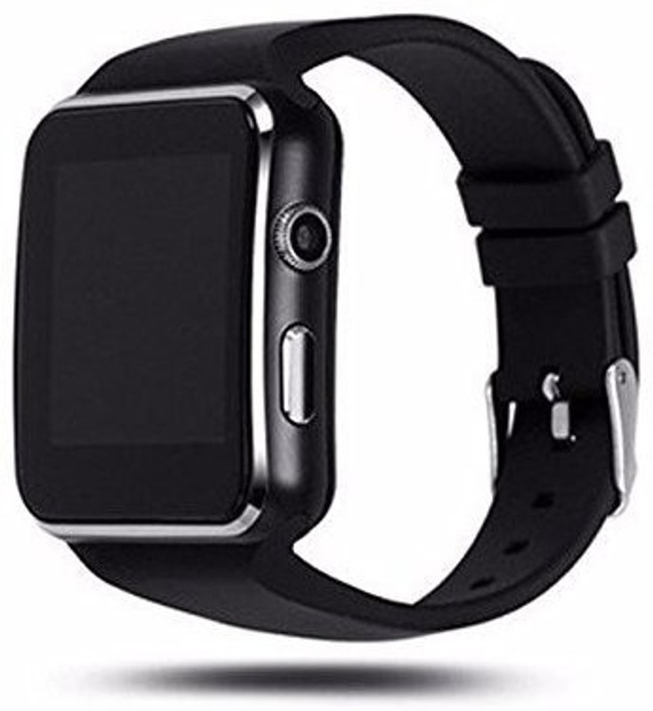 welrock WELX6 Black Smartwatch(Black Strap Free size)