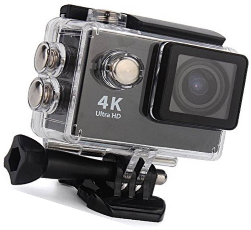 BIRATTY 4k camera 4K HD Action Camera Waterproof with Wi-Fi Full Pack (Black) Sports and Action Camera(Black, 16 MP)