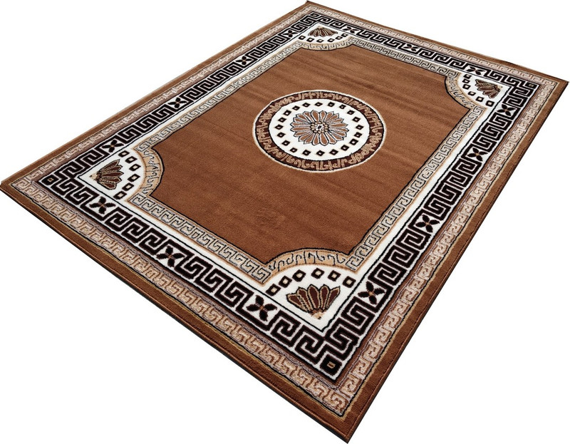 firoz and brothers Gold Acrylic Carpet(150 cm  X 200 cm)