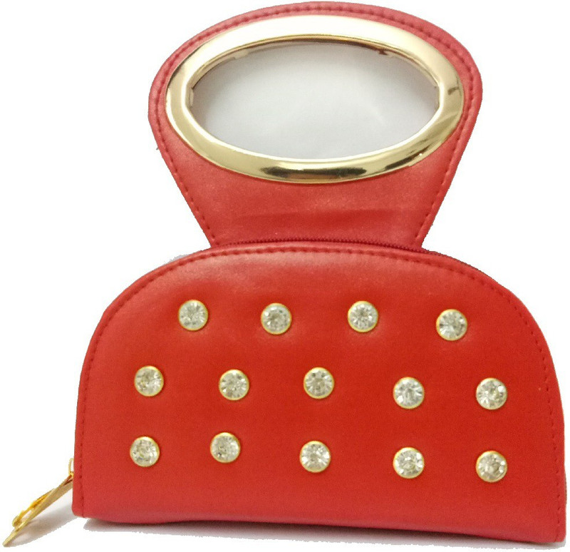 landloper Party, Formal, Casual Red  Clutch
