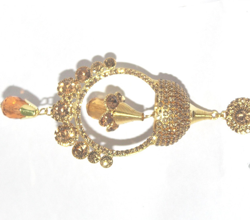 one for ol Sparkling wedding stud earrings Alloy Drops & Danglers