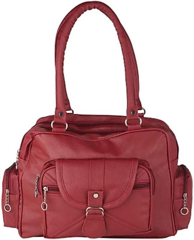 rainbow arts Women Maroon Hand-held Bag