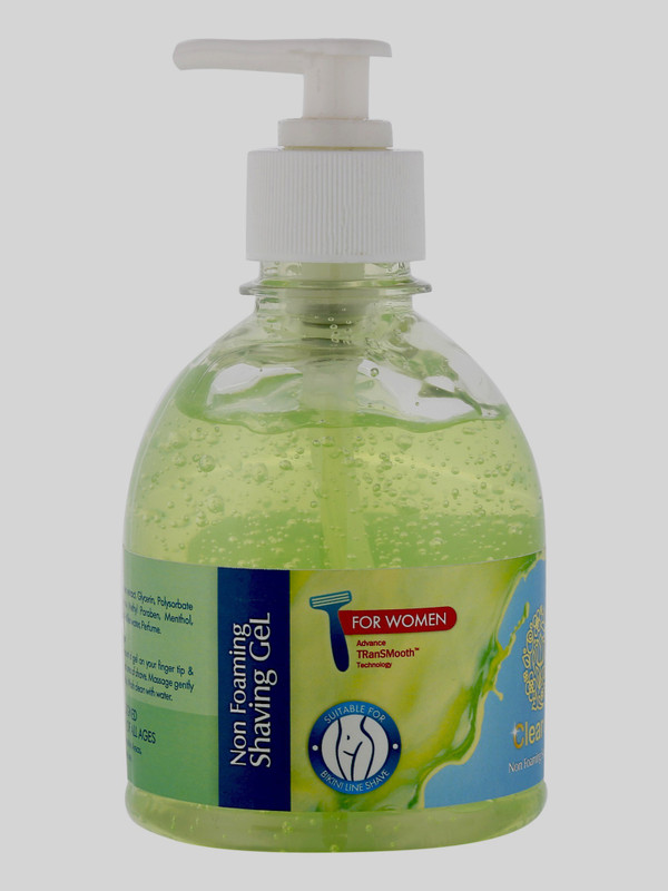 clearcut Women Non-foaming Shaving Gel Clear Aloe vera gel Cool type(250 ml)