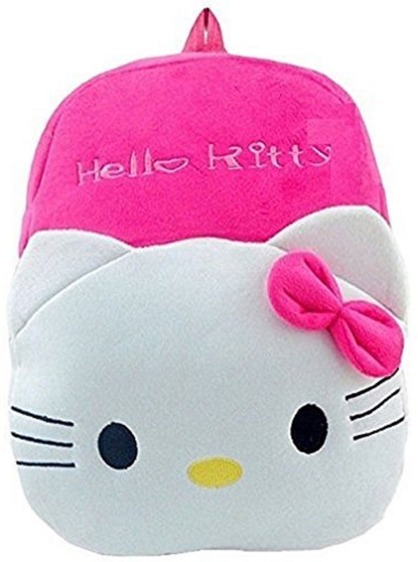 jassi toys School Bag Soft Plush Backpack Cartoon Toy, Children's Gifts Boy Girl/Baby/ Decor School Bag for Kids  - 30 cm(Pink)