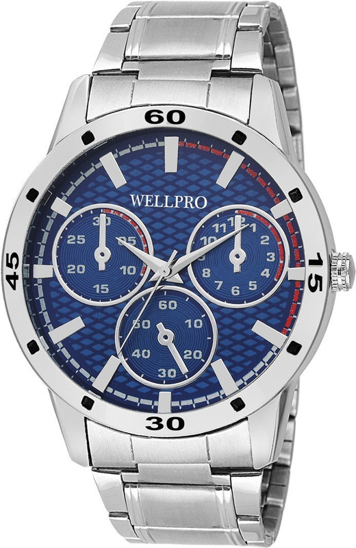 wellpro WP3055 new Aristocrat Classy Designer Silver Analog Analog Watch  - For Men