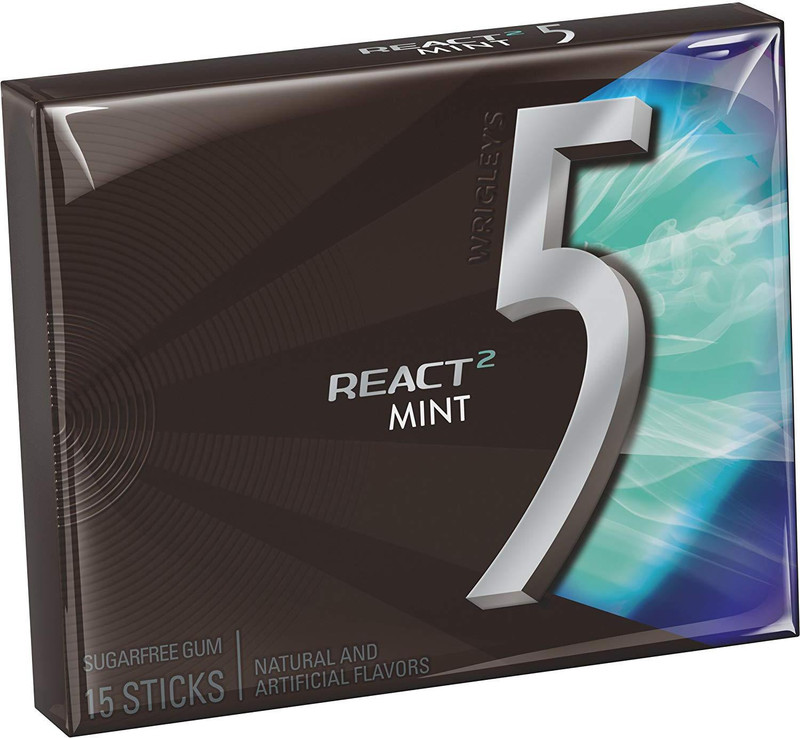 Wrigleys 5 React Mint React Mint Chewing Gum(40 g) Wrigleys 5 React Mint React Mint Chewing Gum(40 g)