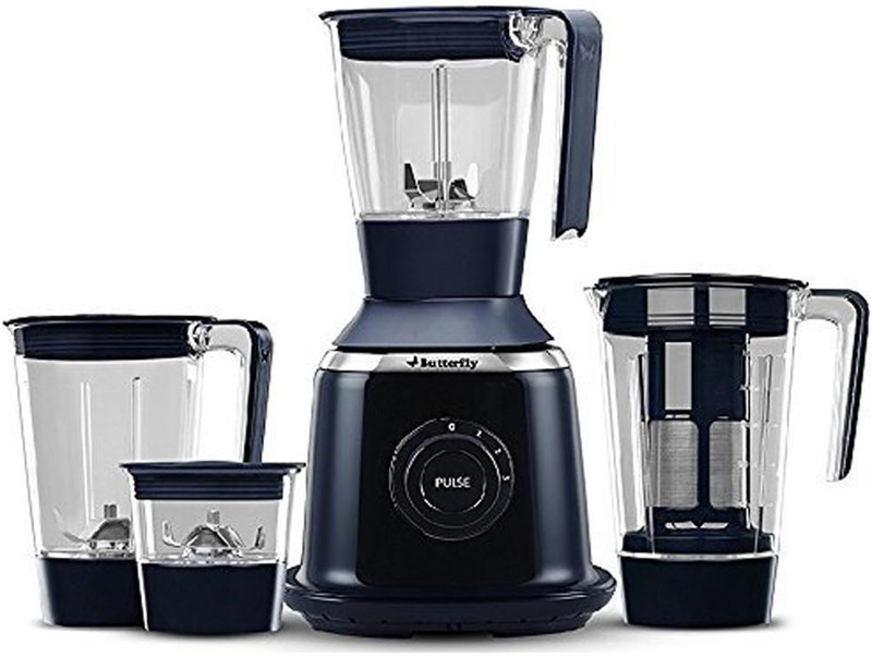 Butterfly NA Signature 750 Mixer Grinder(Multicolor, 4 Jars)
